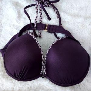 Tahiti Purple push-up swim bikini top - Junior Small 3/5 Vacation Beach